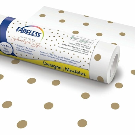 Fadeless Schoolgirl Style Bulletin Board Paper, 48in. x 50ft. Roll, Little Miss P0040075