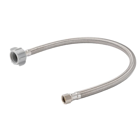 Proline Series 3/8-in COMP x 7/8-in BC x 20-in Braided Stainless Steel Toilet Supply Line 496-105