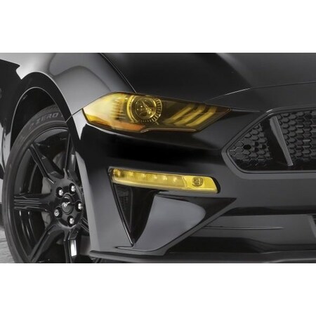 Gt Styling Turn Signal Light Cover, Solid; Transparent Yellow; Plastic; Set Of 2 GT0253TSY