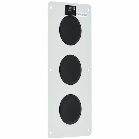 Eaton Tripp Lite series SmartRack Cable Gland Plate for NEMA-Rated Enclosure Cabinets, 3 Ports (2 in.) SRGP2KO