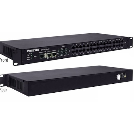 Patton SmartNode VoIP Gateway, 16 FXS on RJ11; 16 VoIP Calls, Upgradable SN4741/16JS16V/RJ11/EUI