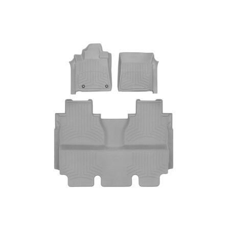 Weathertech Grey, Front and Rear FloorLiner HP 464081IM-460938IM
