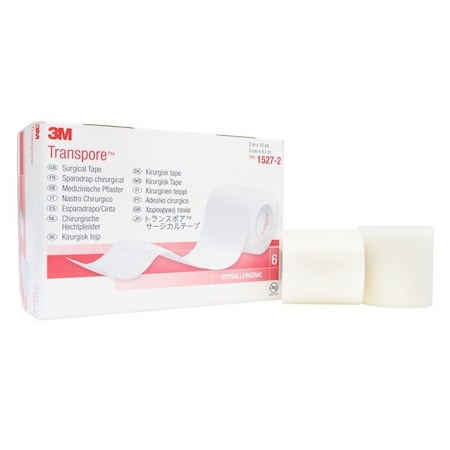 3M Transpore Tape, 2"x10 Yards, 6PK 10002873