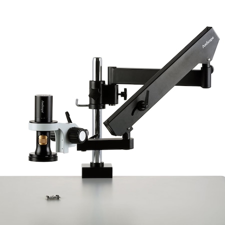 Amscope DM756 1080p HDMI All-in-One Digital Microscope 0.7X-5.6X w/Zoom Optics on Articulating Arm w/Pillar DM756H2-APC