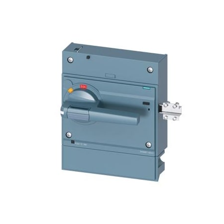 Siemens front mounted rotary operator standard with door interlock IEC IP30/40 3VA9687-0EK21