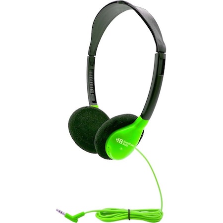 Hamiltonbuhl Hamilton Buhl Personal On-Ear Stereo Headphone, GREEN HA2-GRN