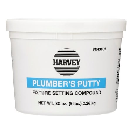 Harvey Plumbers Putty Stanless 5Lb 043105