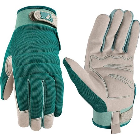 Wells Lamont 7754-L Gloves, High-Dexterity, Lightweight, Women's, L, Adjustable Wrist Strap Cuff 7754L