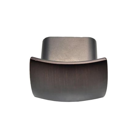 Camp Usa Rhonda Contoured Square Cabinet Knob, Oil Rubbed Bronze CA590981