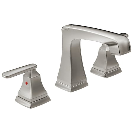 Delta Ashlyn Two Handle Widespread Bathroom Faucet with EZ Anchor 3564-SSMPU-DST