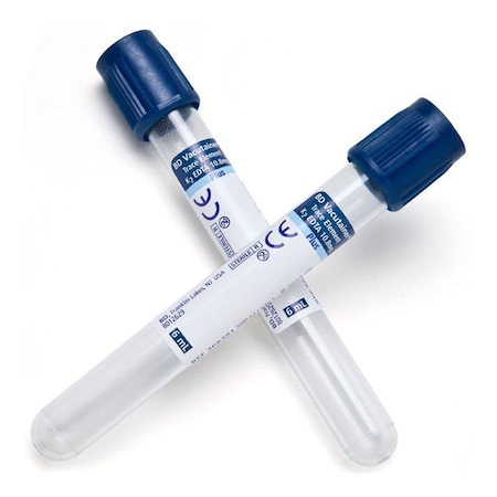 Bd Vacutainer SPC Plus Venous BC Tube, K2 EDTA Additive, 6mL, Hemogard Closure Plastic Tube, 100PK 368381