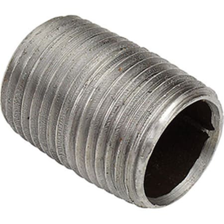Anvil 0.5 in. Close Black Steel Pipe Nipple - 150 PSI B1754532