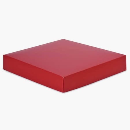 Nashville Wraps Matte Red Box Lid, 8x8x1.5, 25PK GBL08RE