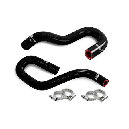 Hps Performance High Temp Reinforced Silicone Heater Coolant Hose Kit, Black,  57-2183-BLK