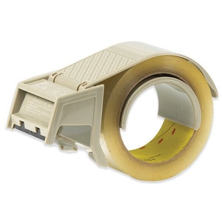 Scotch H-122 Carton Sealing Tape Dispenser, 2", Gray TD3MH122