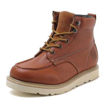 Handpoint Mens 6 in Soft Toe Work Boots-Water Resistant Moc Toe Safety Boots, EH Rated, 12 HVB302-EE-12
