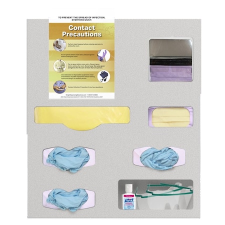 Origin Dispensing Solutions Protective Wear Organizer-Ultraflex--Sign Bundle-Beige PS16S02BG