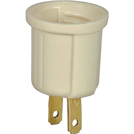 Eaton Wiring Devices Plug Adapter, Outlet Adapter, 1-15R, Ivory 738V-BOX