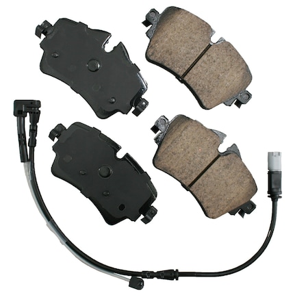 Akebono Ultra Premium Ceramic Disc Brake Pads, Eur1801A EUR1801A