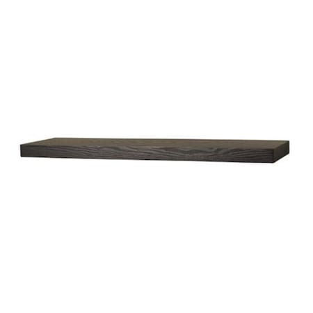 D2D Technologies Wood Shelving Grande Espresso Straight Shelf, 24 in. D22609894