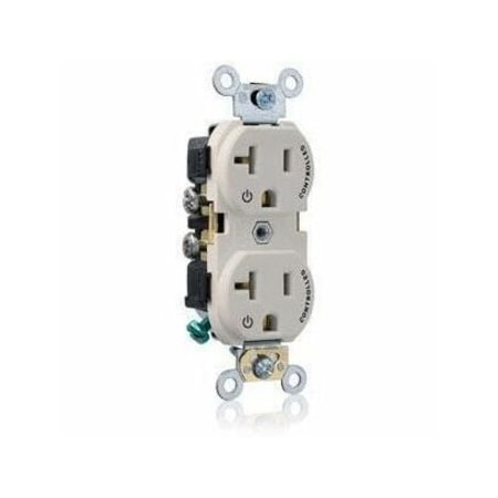 Leviton Dup 20A 125V 2MCtrl Self-Gr LtAl CR020-2PT