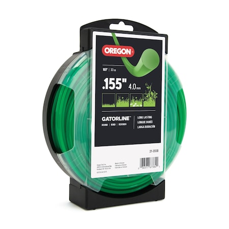 Oregon Gatorline Trimmer Line, 0.155in Round, 1 lb. Donut, 104ft 21-355B
