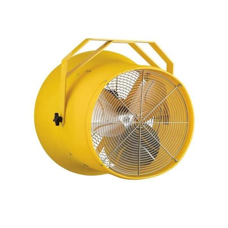 Allegro Industries Fan, High Output, 1725 RPM, Yellow, 18 in. 9541-18
