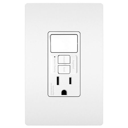 Legrand Combination Device, 15 A, White 1597SWTTRWCCD4
