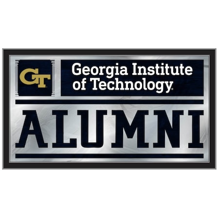 Holland Bar Stool Co Georgia Tech 26" x 15" Alumni Mirror MAlumGATech