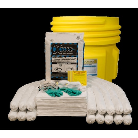 Xsorb Spill Kit, Oil-Only Select, 65 gal. XKD65S
