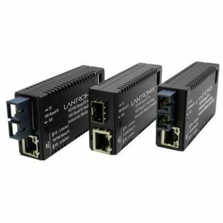 Transition Networks Industrial Mini Converter 10/100BTX to 100BFX SC SM 20km M/E-ISW-FX-02(SM)