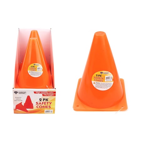 Diamond Visions Cones Toy Orange 2 pc Nov-33