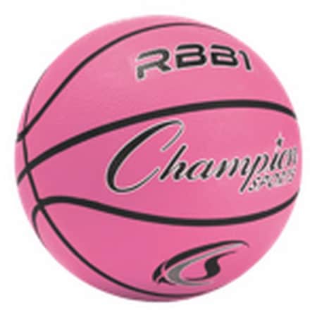 Perfectpitch Rubber Basketball, Pink - Size 7 PE3362413