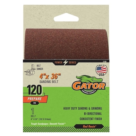 Gator BELT SANDING 120GRIT 4 X 36IN 3190
