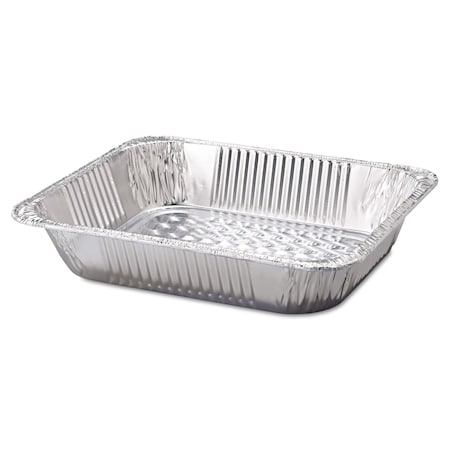 Hfa Aluminum Steam Table Pans, Half Size Deep, 2.56" Deep, 10.38 x 12.75, 100PK 32140
