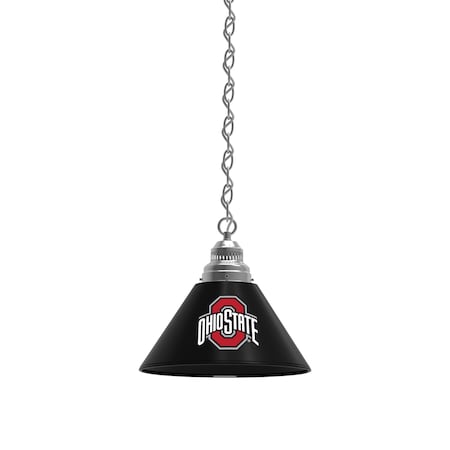 Holland Bar Stool Co Ohio State Pendant Light, Chrome Fixture BL1CHOhioSt