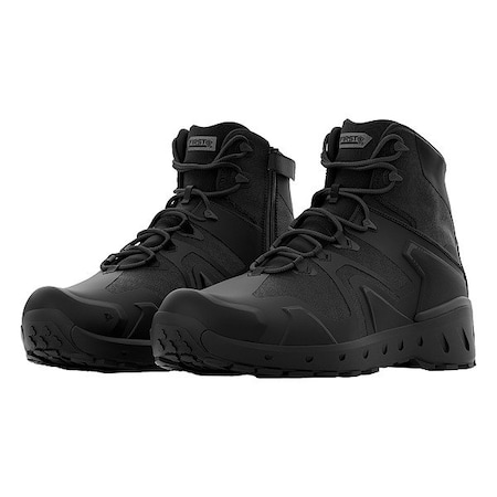 First Tactical Men's Hydrometer SR Rubber Compound Outsole, Front Lace and Side Zipper, Black, 12 W 165928