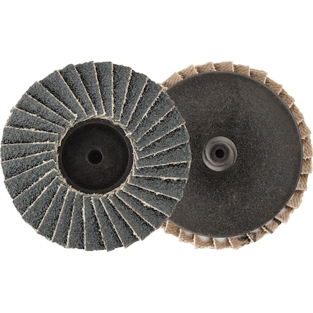 Auveco 2in Mini Zirconia Flap Disc - 60 Grit - Type 1, 3PK 22642