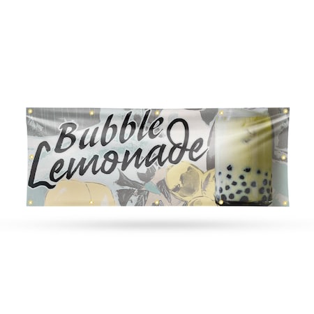 Signmission Bubble Lemonade, 48 Inch x 120 Inch, Vinyl Banner B-120-30497
