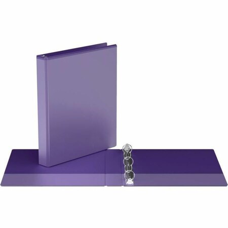 Davis Group Easyview Premium, Round Ring, Customizable, View Binder, (Purple, 1"), PK6 8411-69-06