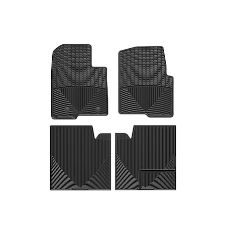 Weathertech Black, Front and Rear All Weather Floor Mats W239-W274