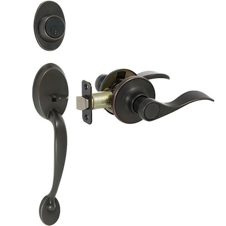 The Delaney 400-CO-SA-VB-US10BE View Pack Single Cylinder Colton Handleset, Bronze 400-CO/SA-VB-US10BE