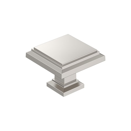 Amerock Appoint 1-1/4 inch 32mm Length Polished Nickel Cabinet Knob BP36758PN