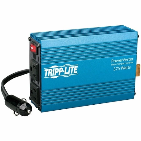 Eaton Tripp Lite Series 375W PowerVerter Ultra-Compact Car Inverter with 2 Outlets PV375