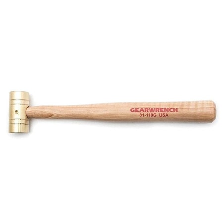 Gearwrench 8 oz. Brass Hammer with Hickory Handle 81-110G