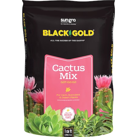 Black Gold Organic Cacti and Succulent Potting Mix 1 cu ft 1410602.CFL001P