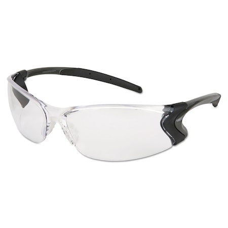 Mcr Safety Safety Glasses, Anti-Fog, Clear Lens, Clear Frame, Frameless BD110PF
