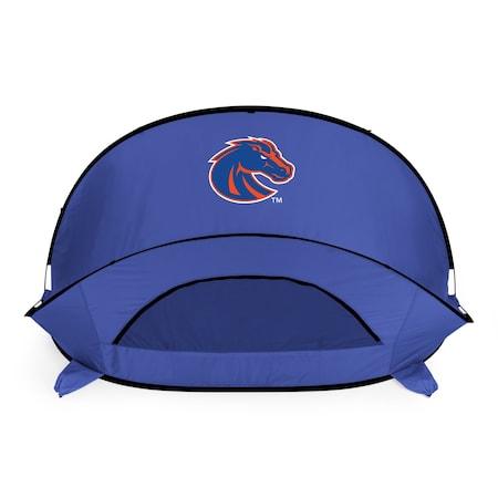 Picnic Time Family Of Brands NCAA Boise State Broncos Manta Portable Beach Tent - Pop Up Tent - Beach Sun Shelter Pop Up, Blue 113-00-139-704-0