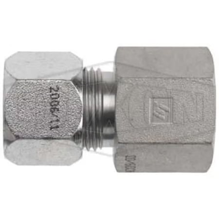 Dixon The Right Connection Flareless Bite Adapter, 1/2 in Nominal, Male Tube x Female NPTF End Style, Stee FLC2405-08