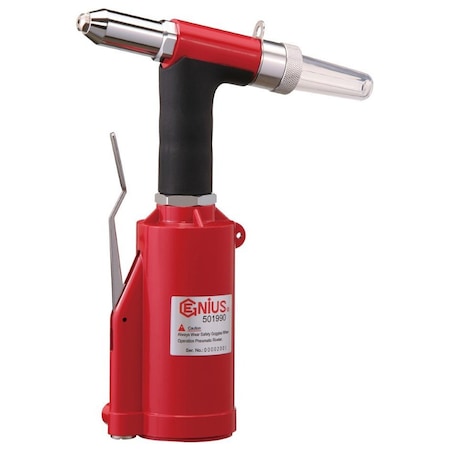 Genius Tools 3/16in Heavy Duty Air Riveter 501990